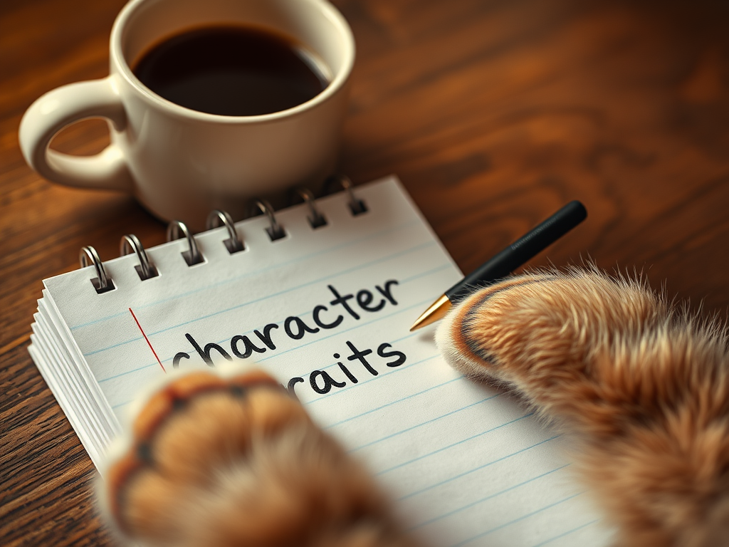 Character traits when developing protagonist for cosy mystery book novel